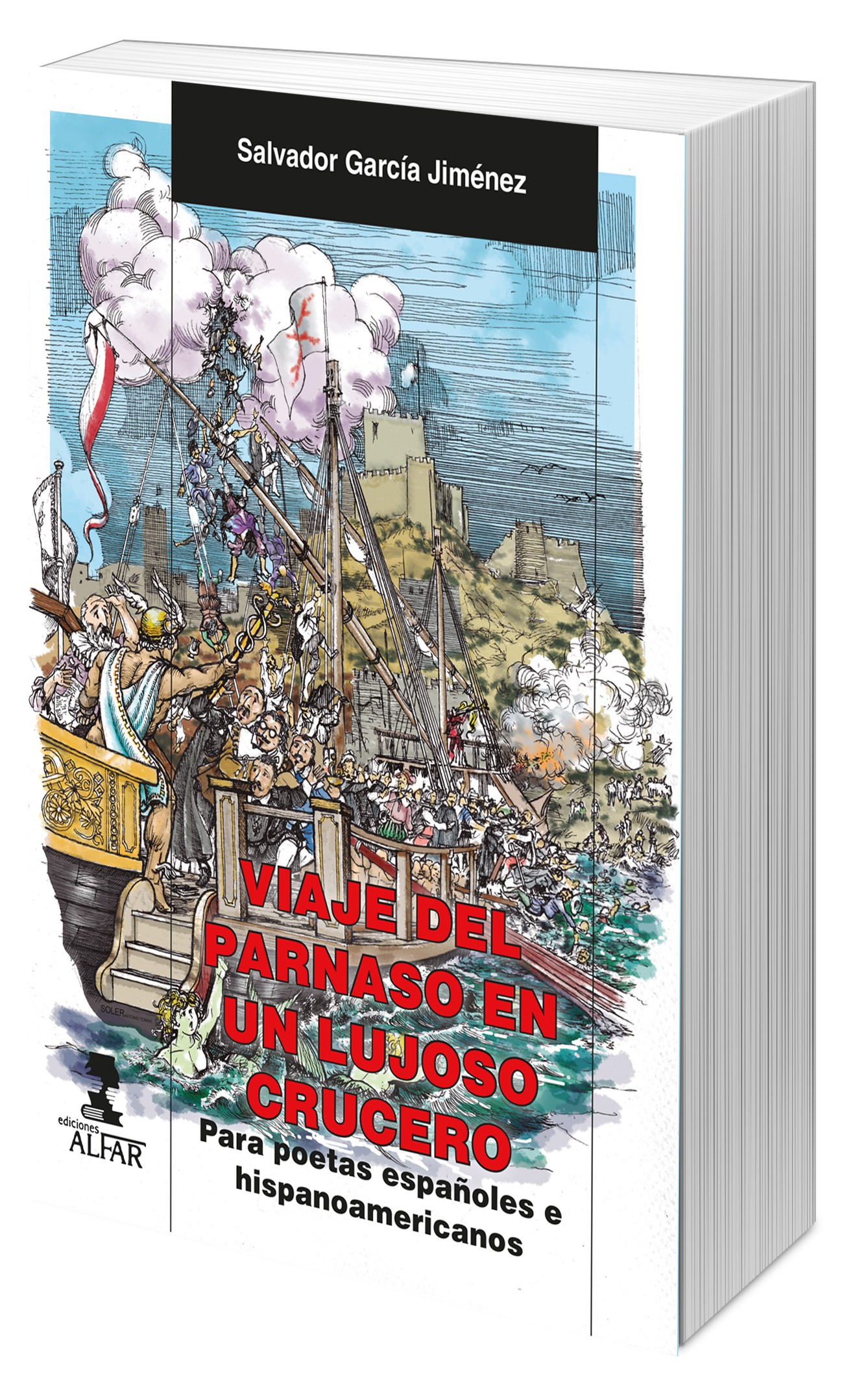 Magnífica entrevista que realiza Juan de Dios García para EL COLOQUIO DE LOS PERROS a Salvador García Jiménez y Viaje del parnaso en un lujoso crucero