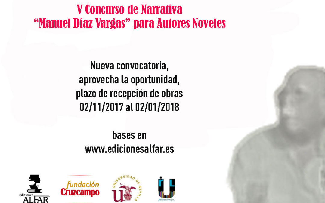 CONVOCATORIA DE LA V EDICIÓN DEL PREMIO DE NOVELA PARA AUTORES NOVELES