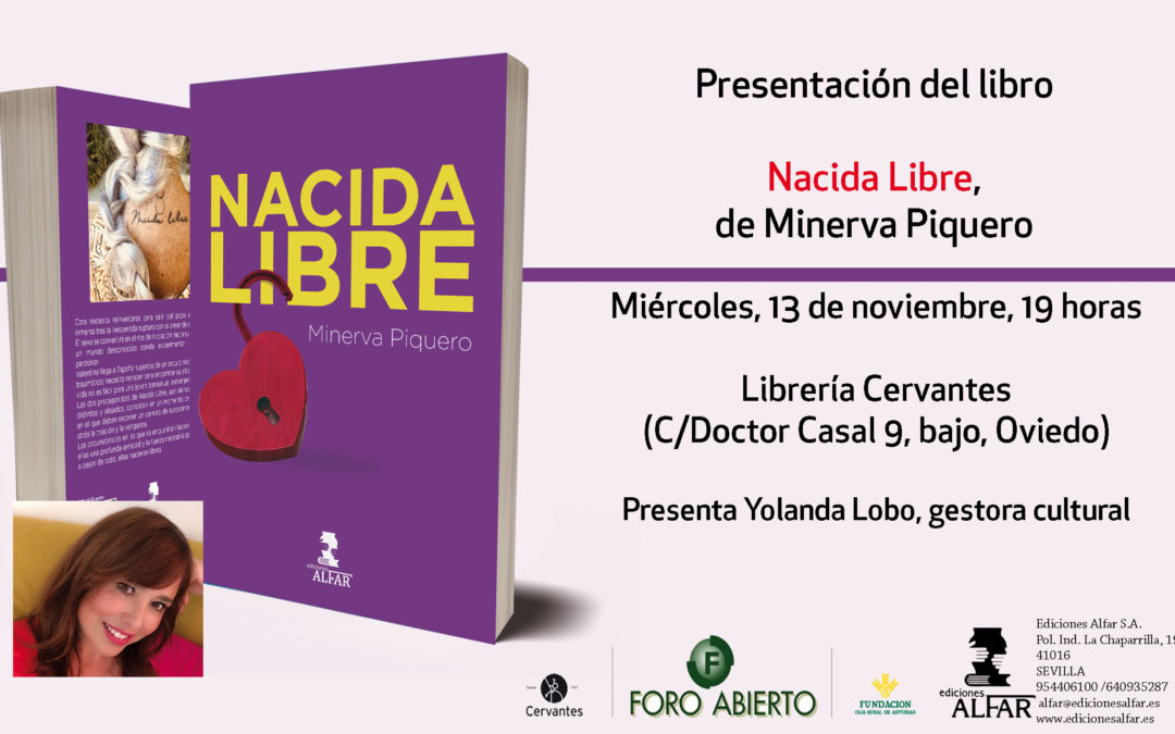 Presentación en Oviedo de Nacida Libre de Minerva Piquero