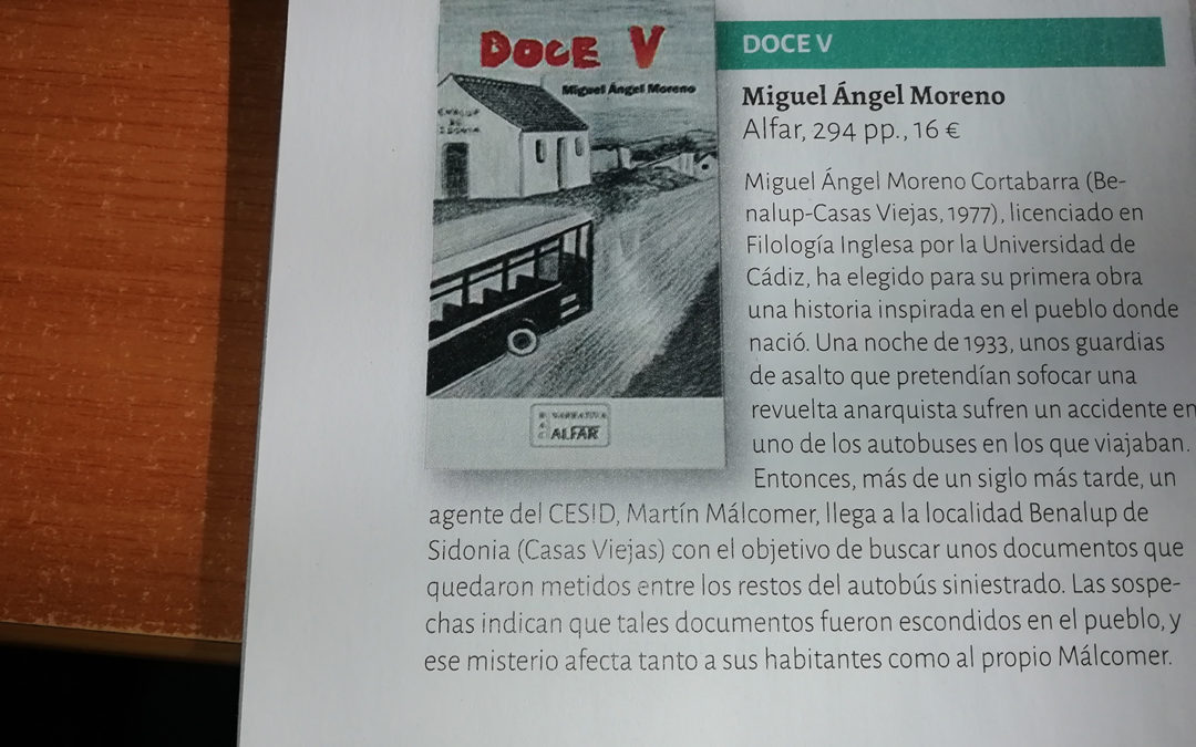 Doce V de Miguel Ángel Moreno en Que Leer