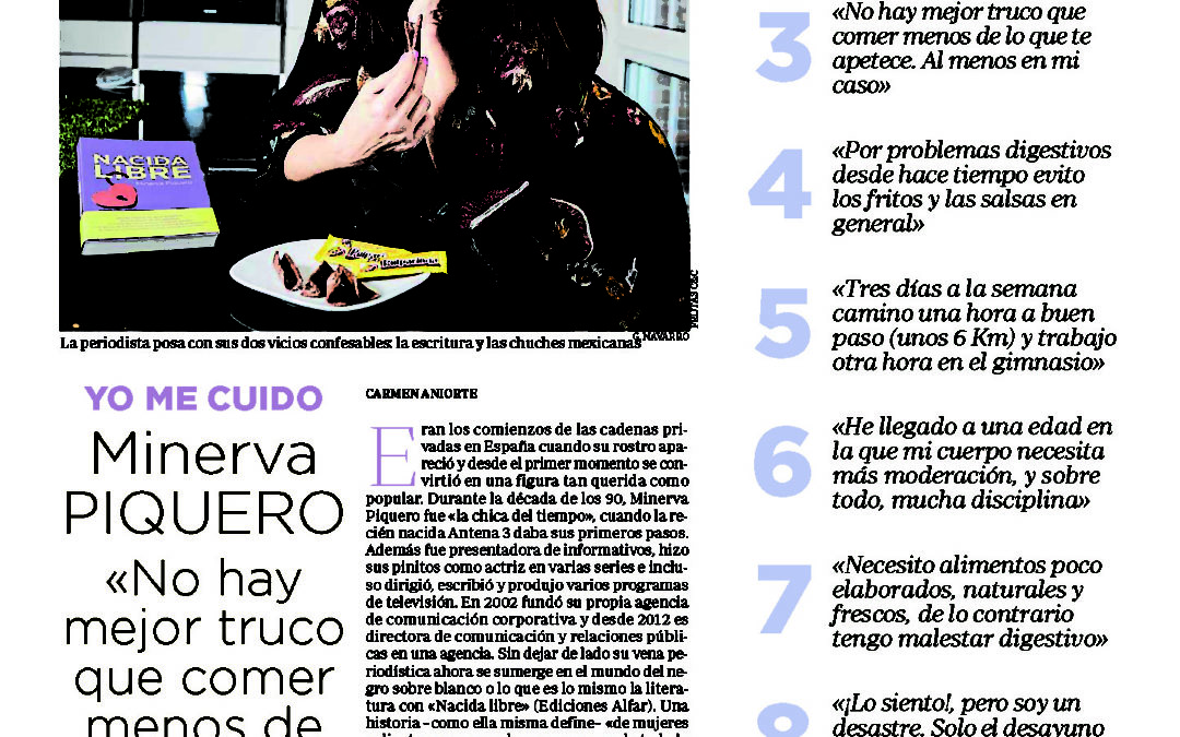 Nacida Libre y Minerva Piquero en ABC/Salud