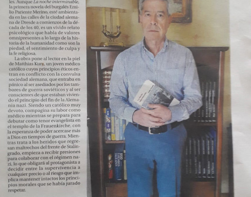 La noche interminable de Emilio Pariente en Diario de Burgos