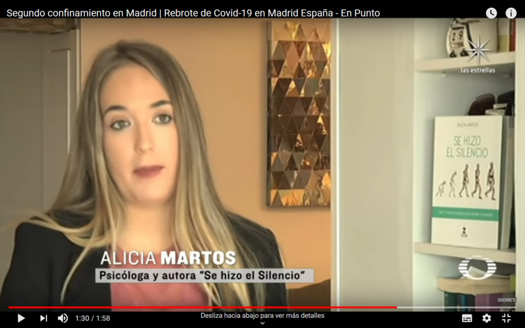 Alicia Martos y Se hizo el silencio en los Noticieros de Televisa.