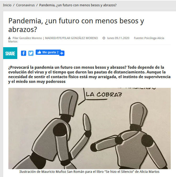 Se hizo el silencio de Alicia Martos en EFE Salud
