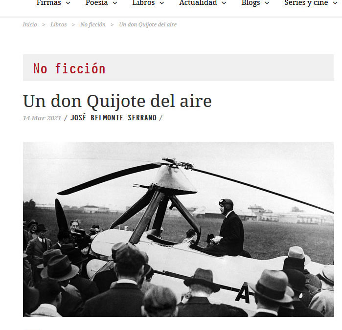 Un invierno en Filadelfia (Juan de la Cierva y su autogiro) en Zenda Libros