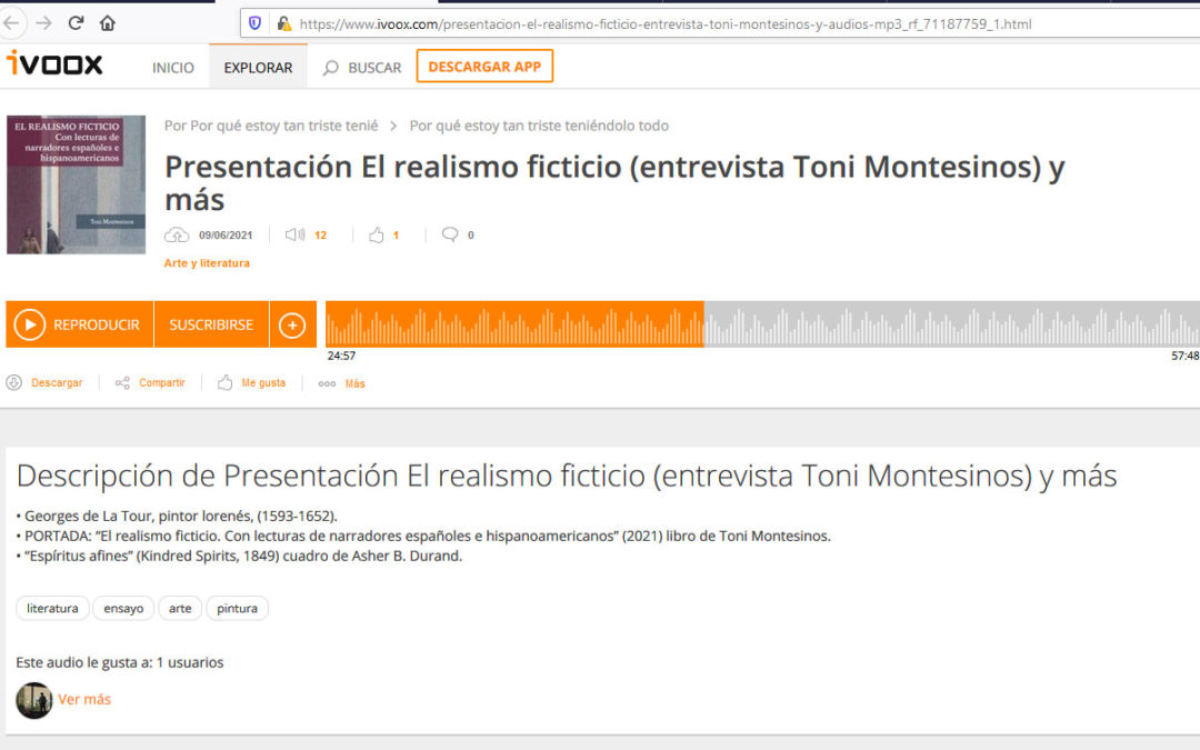El Realismo Ficticio de Toni Montesinos en Radio Vallekas