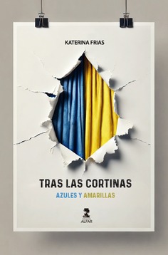 Tras las cortinas azules y amarillas