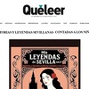 'Mis Leyendas de Sevilla III' llega a la revista nacional QUÉ LEER